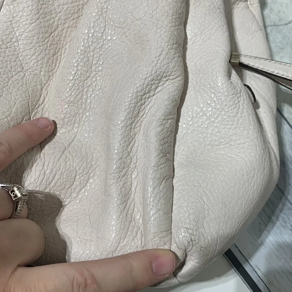 Coach‎ Madison Leather Phoebe Satchel Cream